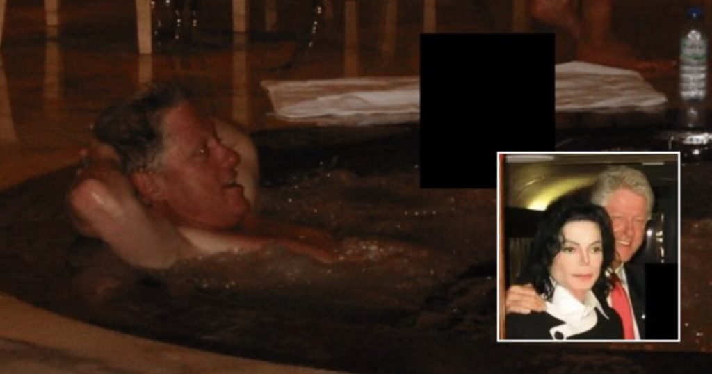 Latest Epstein dump finds half-naked Bill Clinton in hot tub, hanging with Michael Jackson
