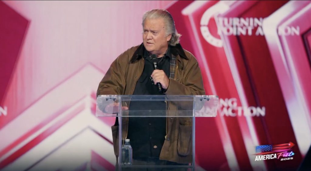 Steve Bannon UNLOADS on Ben Shapiro at TPUSA’s America Fest: “Ben Shapiro is Like a Cancer, and that Cancer Spreads”