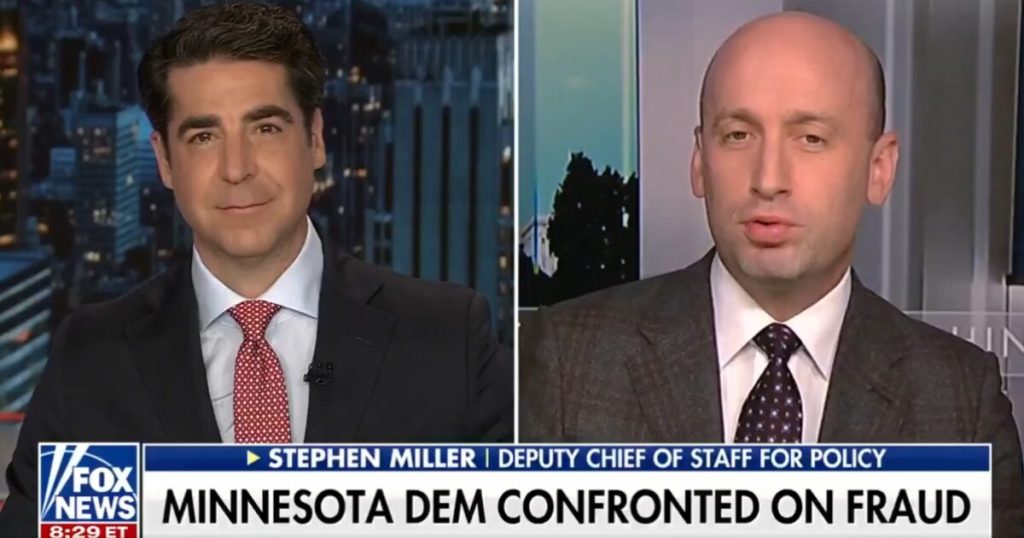 ‘Primary occupation is pirate’: Stephen Miller cuts through Somali fraud scandal noise as only he can