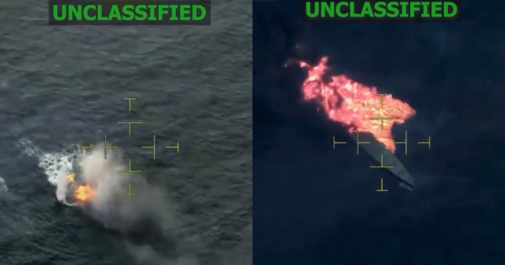 WATCH: US Executes Deadly Attack on “Low-Profile” Drug Smuggling Vessel in Eastern Pacific – Trump: “Soon We’ll be Starting the Same Program ON LAND” (VIDEO)