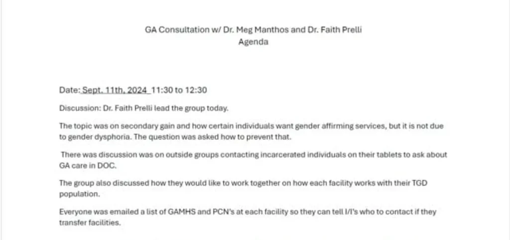 EXCLUSIVE: Blue State Privately Admitted Men Lie About Being ‘Trans’ To Live In Women’s Prison