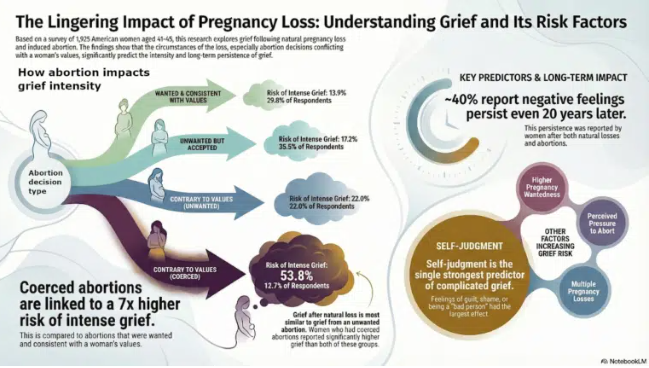New Study Shows Women Have Prolonged Grief After Abortions