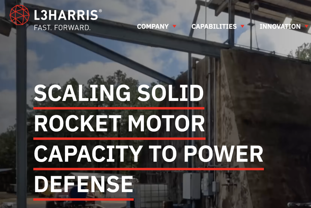 Pentagon Invests $1B Into Partnership With L3Harris Technologies For Solid Rocket Motor Supply Chain