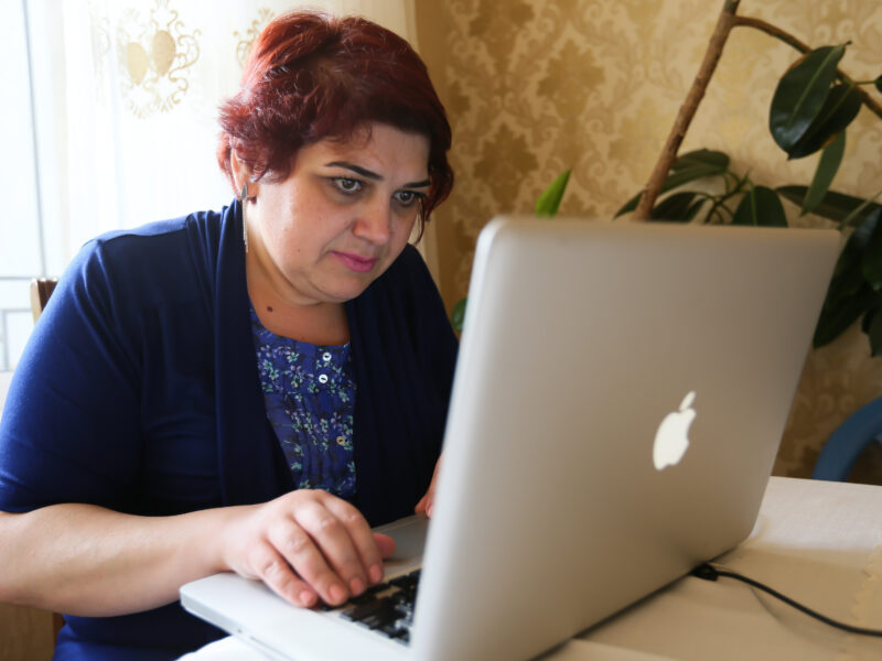 Europe rights court slams Azerbaijan for prosecuting a journalist to silence her