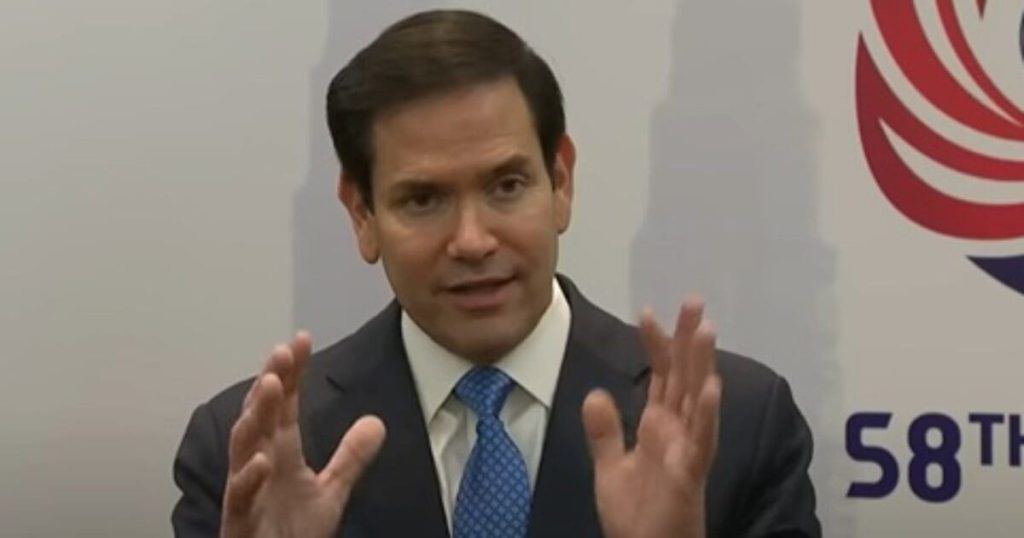 Marco Rubio gets a salute from CBS Evening News and the Left is aghast