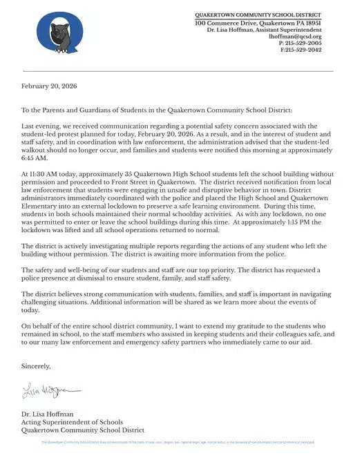 School-Sponsored Anti-ICE Protest Ends with 35 Students Arrested