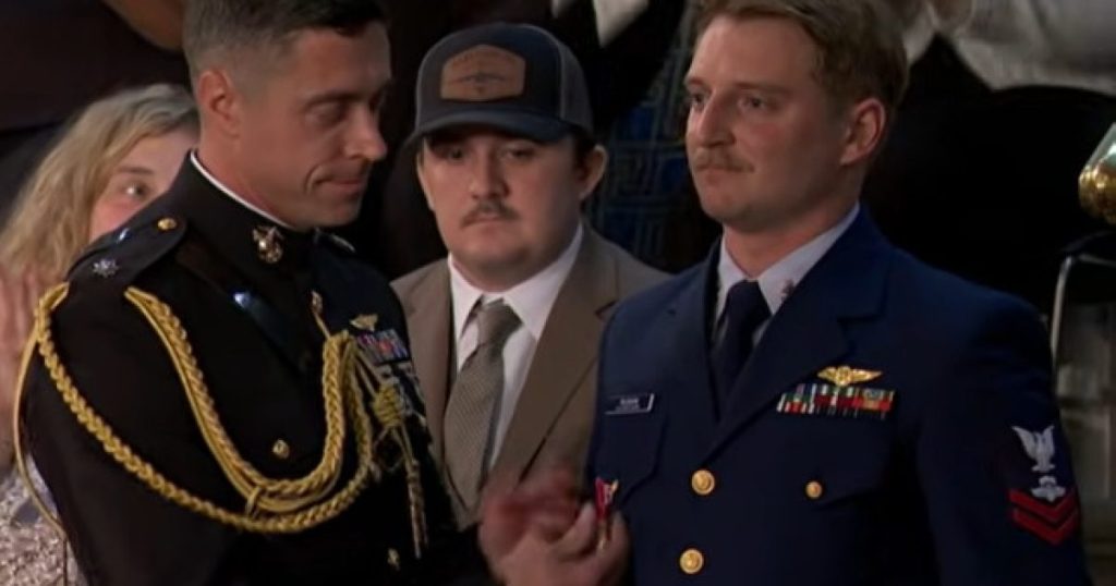 Trump Awards ‘Legion of Merit for Extraordinary Heroism’ to Coast Guard Officer Who Saved People in Texas Flood (VIDEO)