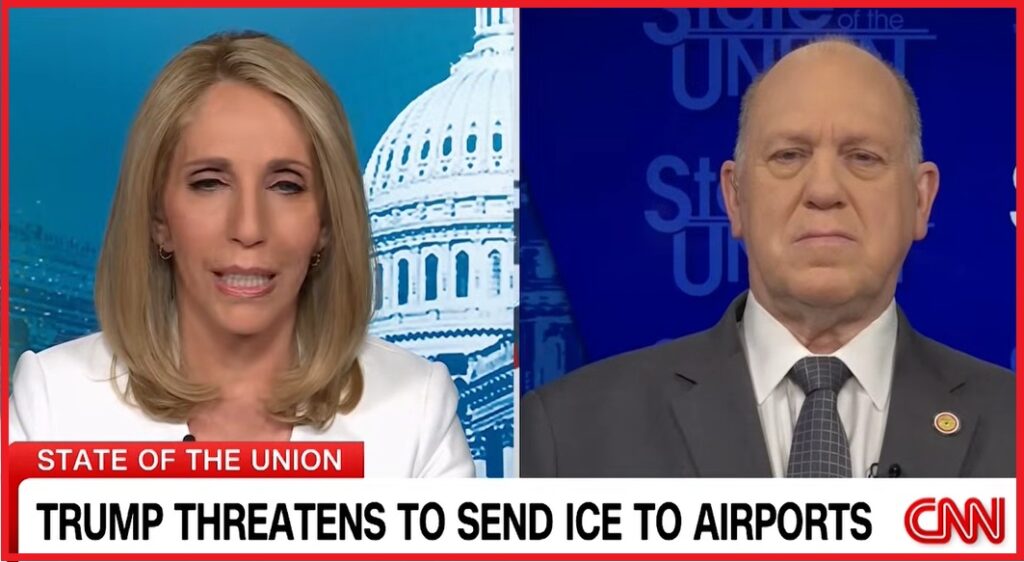 Border Czar Tom Homan Explains How Immigration and Customs Enforcement Can Supplement TSA Workers
