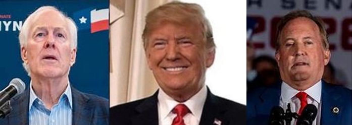 President Trump Announces He Will Soon Endorse Either John Cornyn or Ken Paxton – Urges The Non-Endorsed to Exit Race