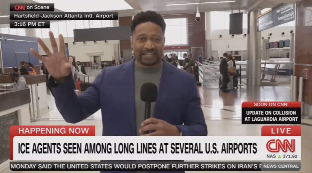 CNN Forced to Admit ICE Agents Slash Atlanta Airport Wait Times to Under 40 Minute Amid Democrat Partial Shutdown