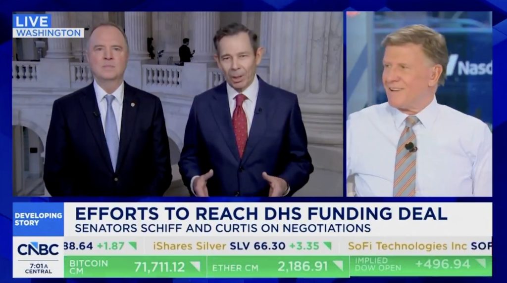 Sen. John Curtis STUNS CNBC Host Joe Kernen After Echoing Radical Amnesty Talking Points While Side-By-Side With Adam Schiff: ‘I Thought I’d Be Arguing with You, Not Senator Curtis’