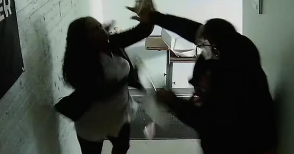 Local Black Lives Matter founder on video physically beating a female grant worker