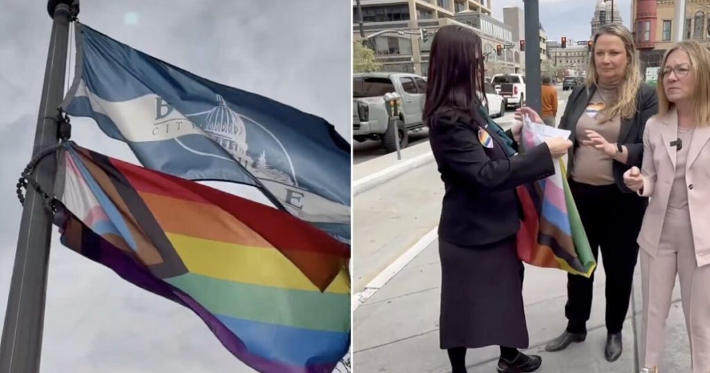 Boise mayor forced to remove a Pride flag outside of City Hall