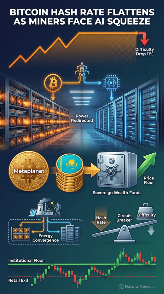 Bitcoin Hash Rate Flattens as Miners Face AI Squeeze, Fidelity Report Says