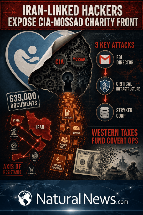 Iran-Linked Hackers Expose CIA-Mossad Charity Front