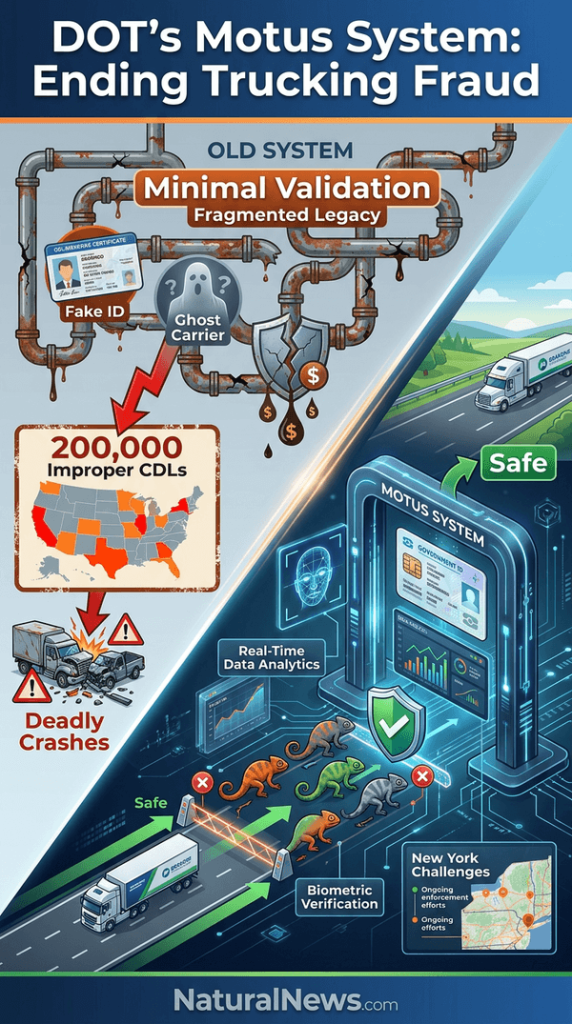 DOT Launches Motus Registration System to Combat Trucking Fraud