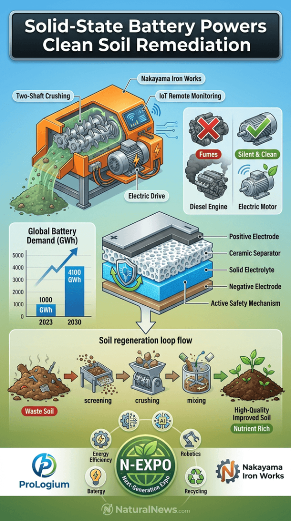 ProLogium Solid-State Battery Powers Nakayama Iron Works’ Electric Soil Improvement Machine at N-EXPO