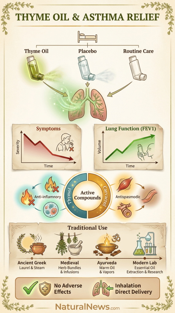 Study: Thyme Oil Inhalation May Reduce Asthma Symptoms