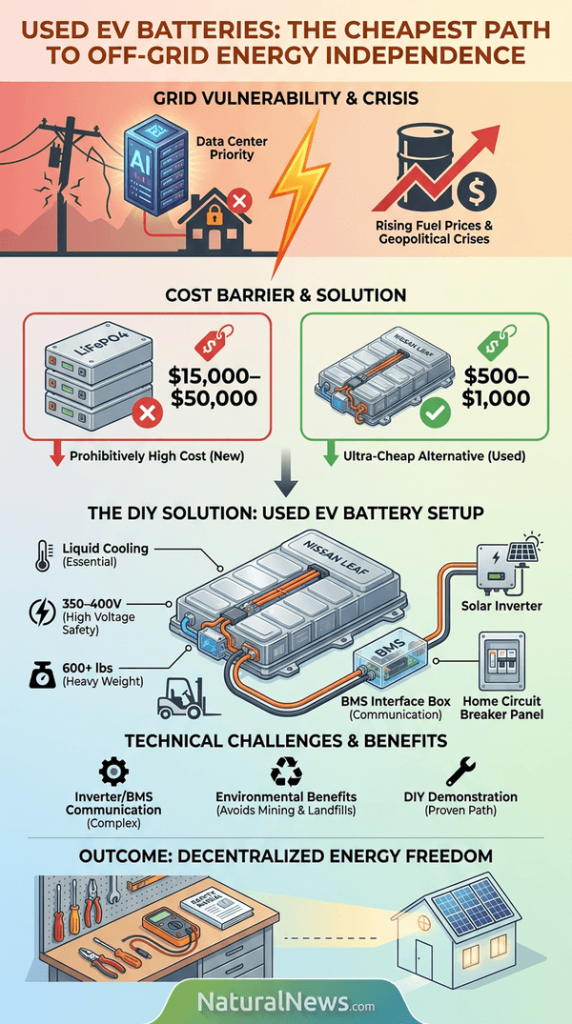 Why Used EV Batteries Are Currently the Cheapest Path to Off-Grid Energy Independence