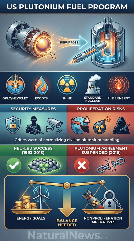 U.S. Department of Energy Selects Five Private Firms for Weapons-Grade Plutonium Fuel Program