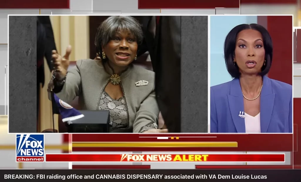 Virginia State Senator Louise Lucas Has offices And Cannabis Shops Raided By FBI