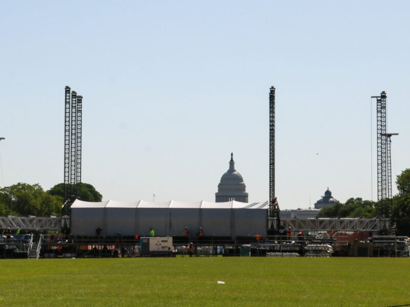 DC trades troops for construction crews ahead of America 250 celebrations