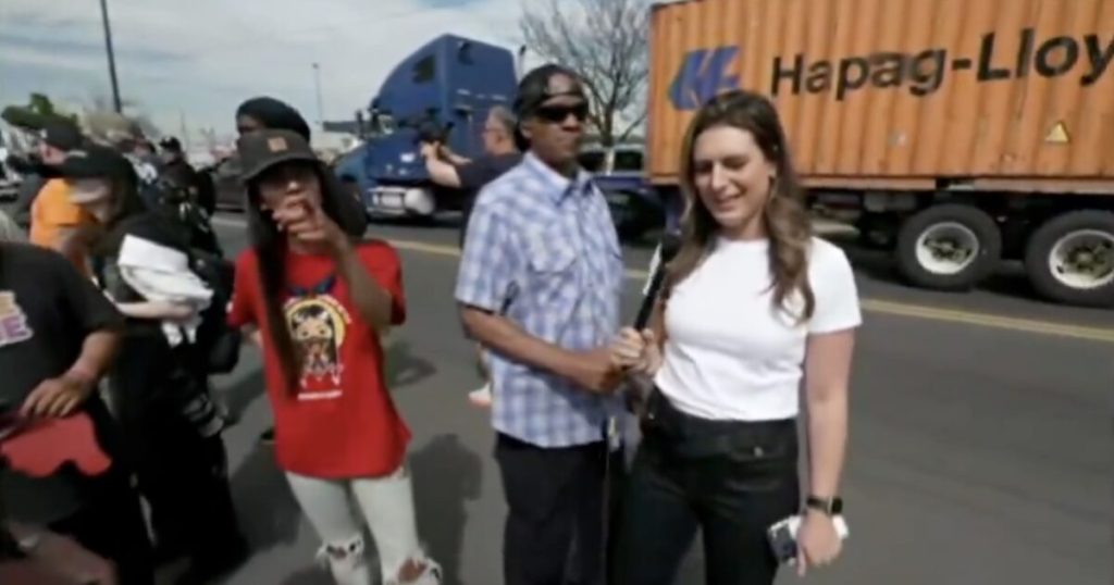 Fox News reporter exchange with protester escalates into heated confrontation: ‘You have a dirty mouth’