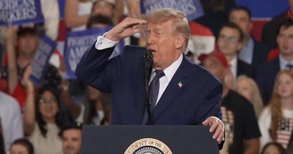 ‘Take him home to mommy!’ Trump ridicules heckler, urges crowd not to ‘hurt’ another