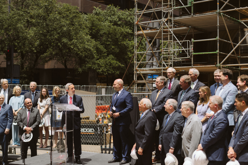 First Dallas Baptist breaks ground on new sanctuary, targets Easter 2028 for debut