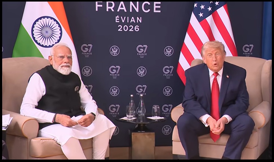 President Trump Holds a Bilateral Discussion with Indian Prime Minister Narendra Modi