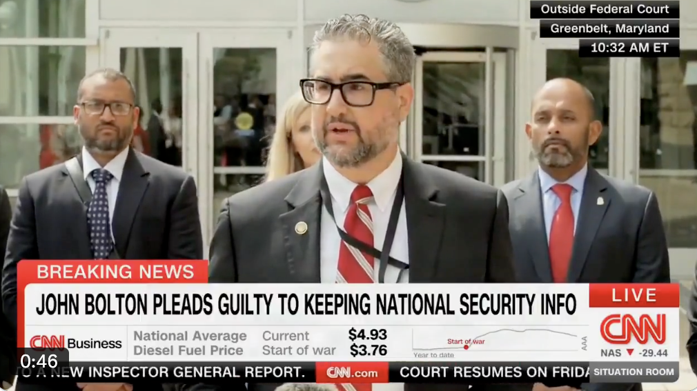 John Bolton Pleads Guilty To Retaining National Security Information