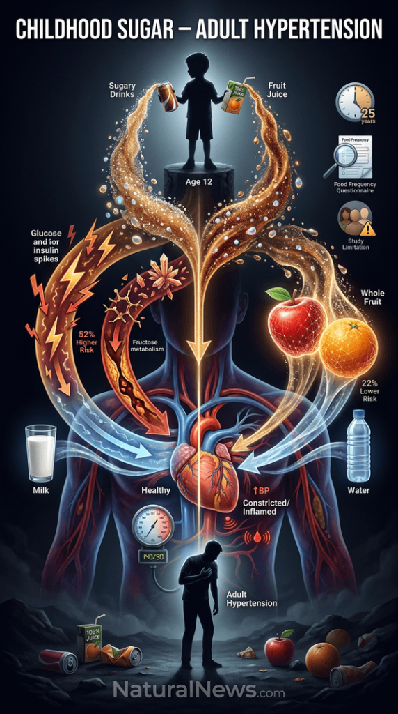 Study: Childhood Sugary Drink Consumption Linked to Higher Hypertension Risk in Adulthood