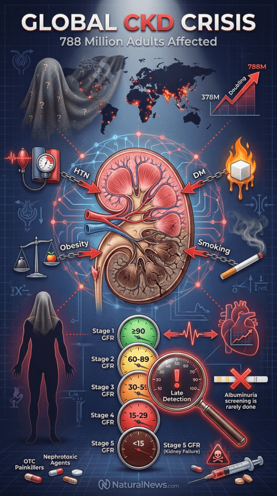 Nearly 800 Million Adults Have Chronic Kidney Disease, With Most Unaware