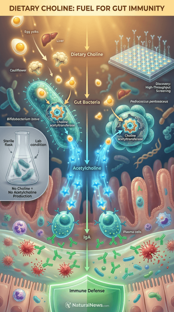 Study: Dietary Choline Fuels Gut Bacteria to Boost Intestinal Immune Defenses