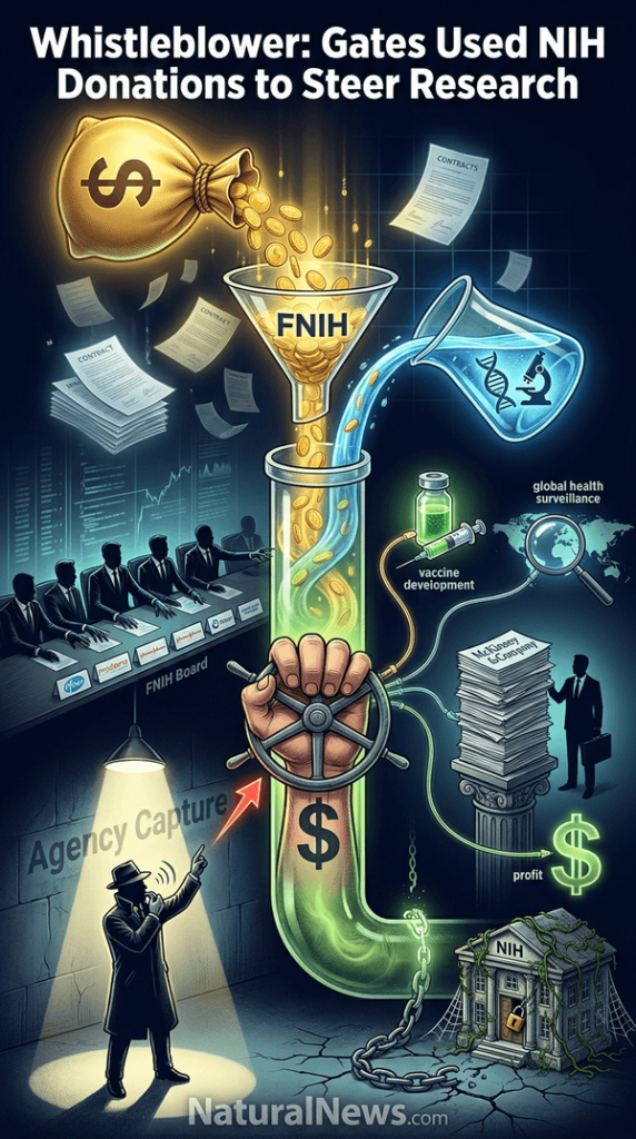 Whistleblower Alleges Bill Gates Used NIH Donations to Steer Research Priorities