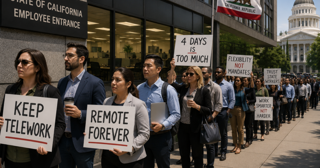 Entitled California State Workers Threaten ‘Mass Exodus’ Over Return-to-Office Order