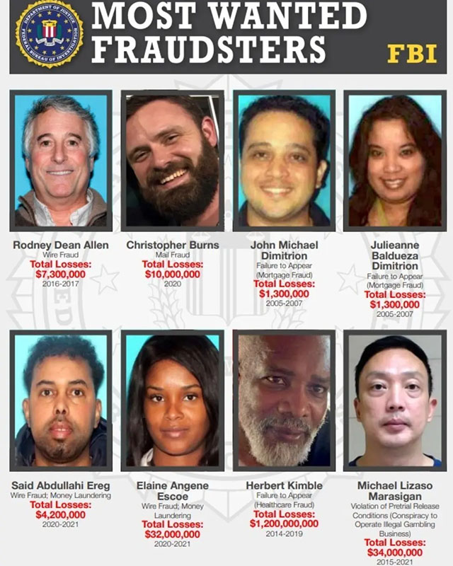 FBI Makes First Arrest on DOJ’s ‘Most Wanted Fraudsters’ List, Minnesota Man in Custody