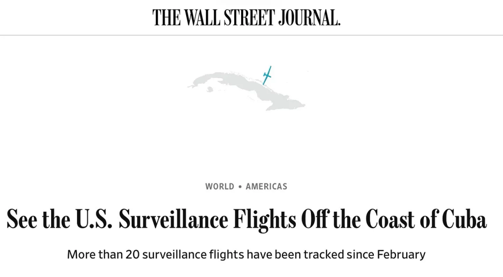 Surveillance Flights Around Cuba Picking Up In Pace