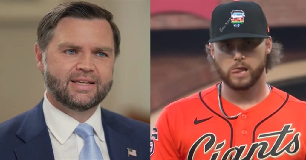 Vance swings back at MLB over reaction to Giants players’ Pride Night caps