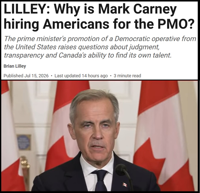 Canadians Perplexed – Mark Carney Hires American Political Operative as Chief Operations Officer