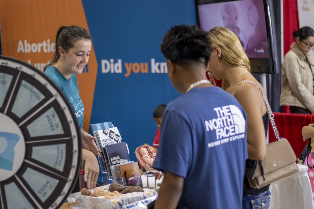 Pro-Life Fair Booth Volunteers Are Changing Hearts and Minds in a Radically Pro-Abortion State