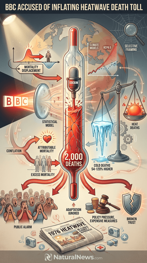BBC Accused of Inflating Heatwave Death Toll