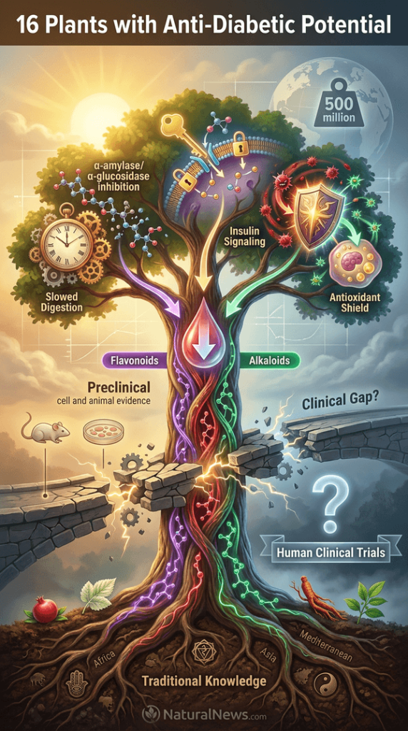 Review Identifies 16 Medicinal Plants With Potential Antidiabetic Effects