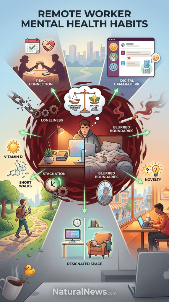 Remote Workers Advised to Protect Mental Health Through Routine Habits