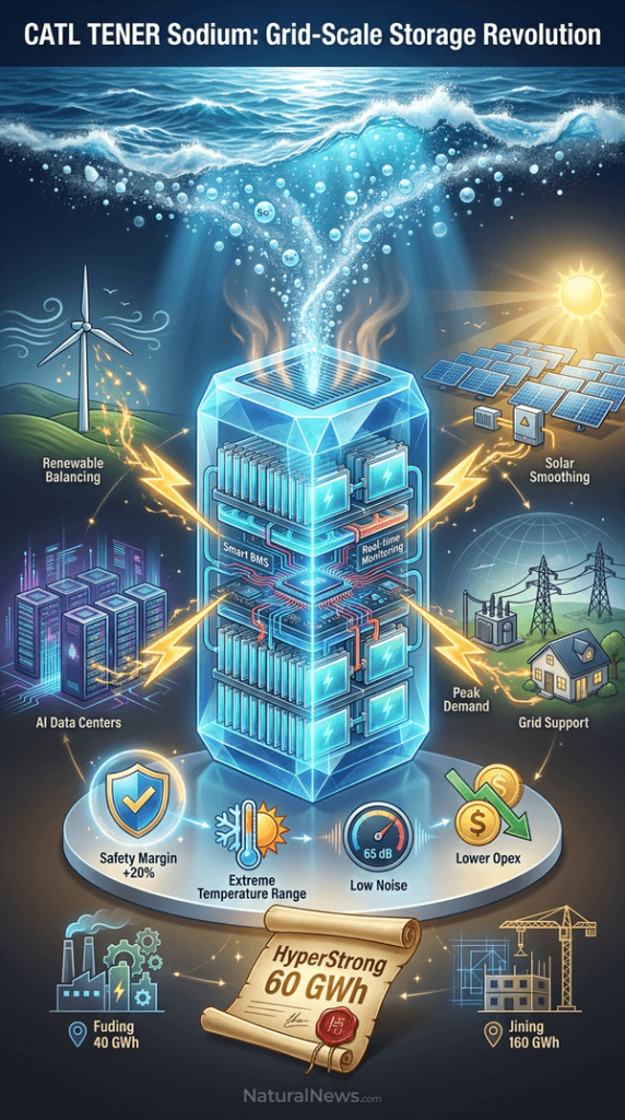 CATL Unveils Sodium-Ion Battery System for Grid Storage