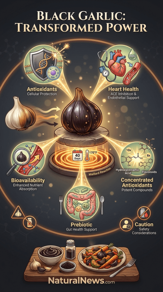 Report: Black Garlic Offers Higher Antioxidant Levels and Heart Health Support