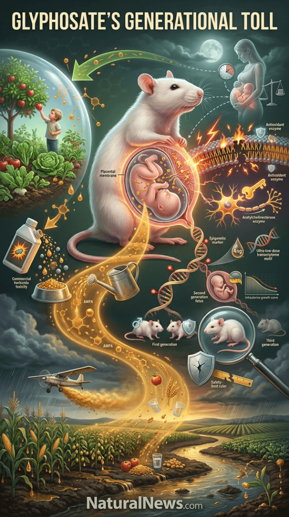 Study Finds Glyphosate Exposure Affects Rat Offspring Across Generations