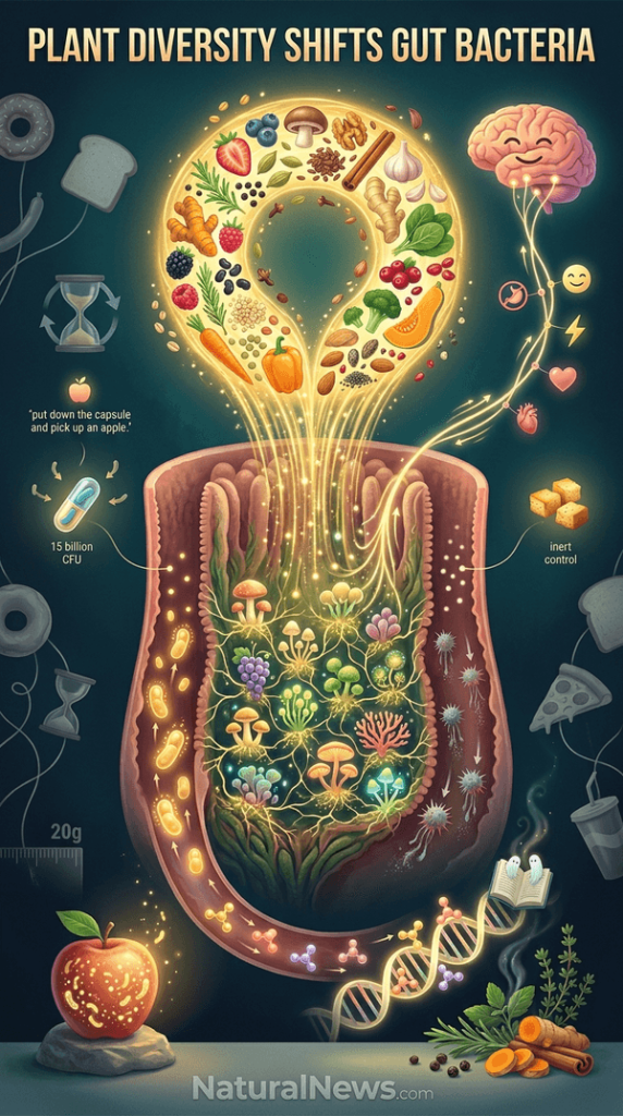 Plant Diversity in Diet Shifts Gut Bacteria, Six-Week Study Finds