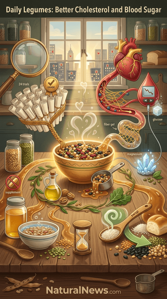 Daily Legume Intake Linked to Lower Cholesterol, Blood Sugar in 24-Trial Review
