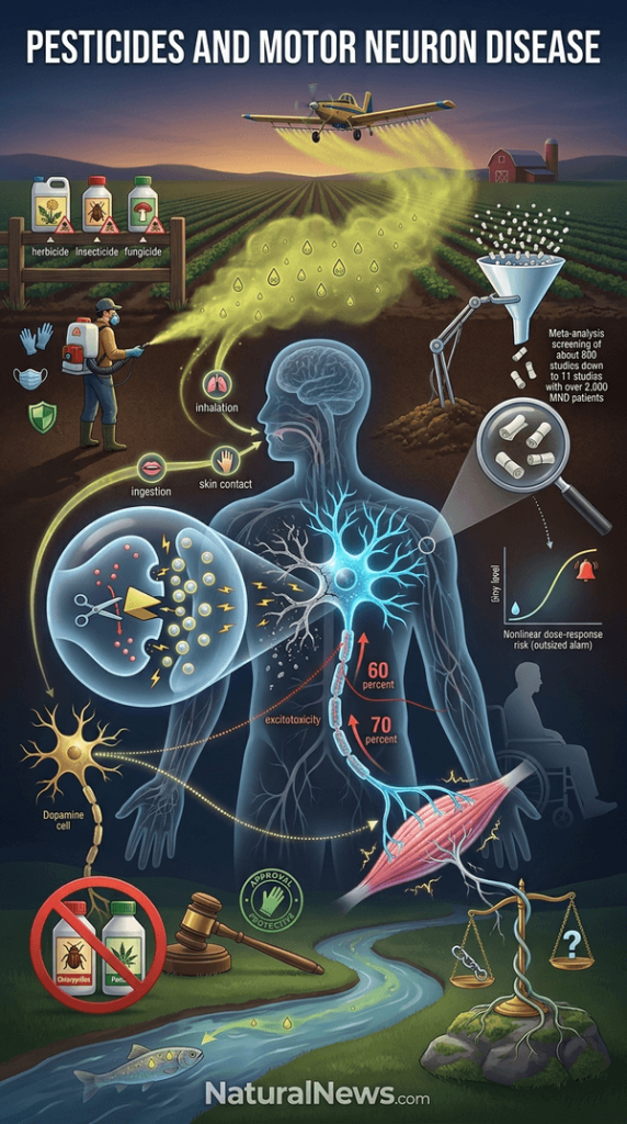 Study finds pesticide exposure associated with higher risk of motor neuron disease